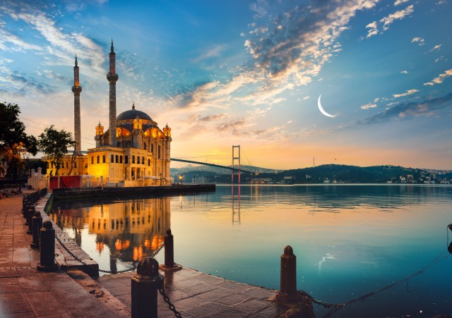 Ortakoy Mosque and Bosphorus